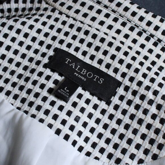 Vintage Talbots Black and White Jacket - Picture 2 of 4
